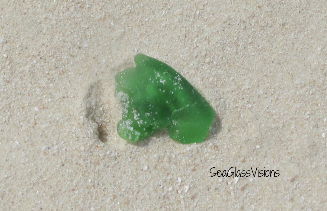 Anguilla Sea Glass, the first piece I ever found!