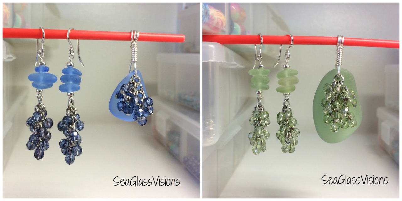 Sea Glass Jewelry Set